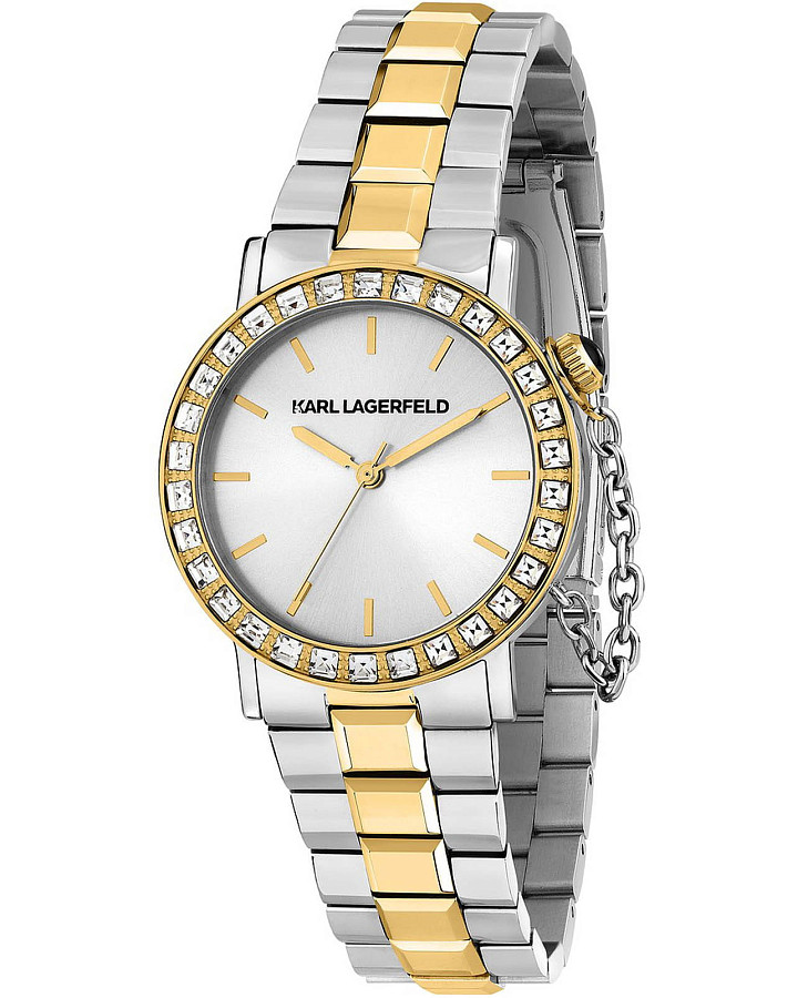 Часы Karl Lagerfeld Crystals R0553100504 — женские, белый