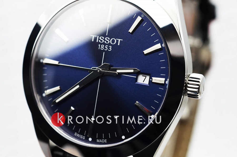 Часы Tissot Gentleman T127.410.16.041.01 — кварцевые, Швейцария, мужские