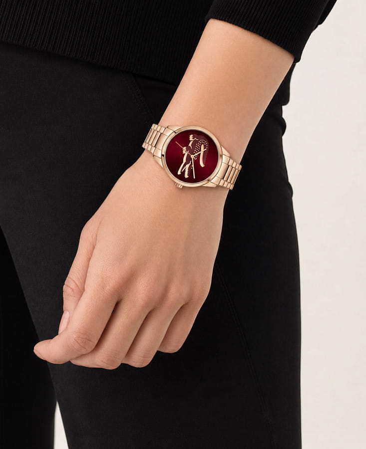 Часы Lacoste Ladycroc 2001191 — нержавеющая сталь с ip-покрытием, женские