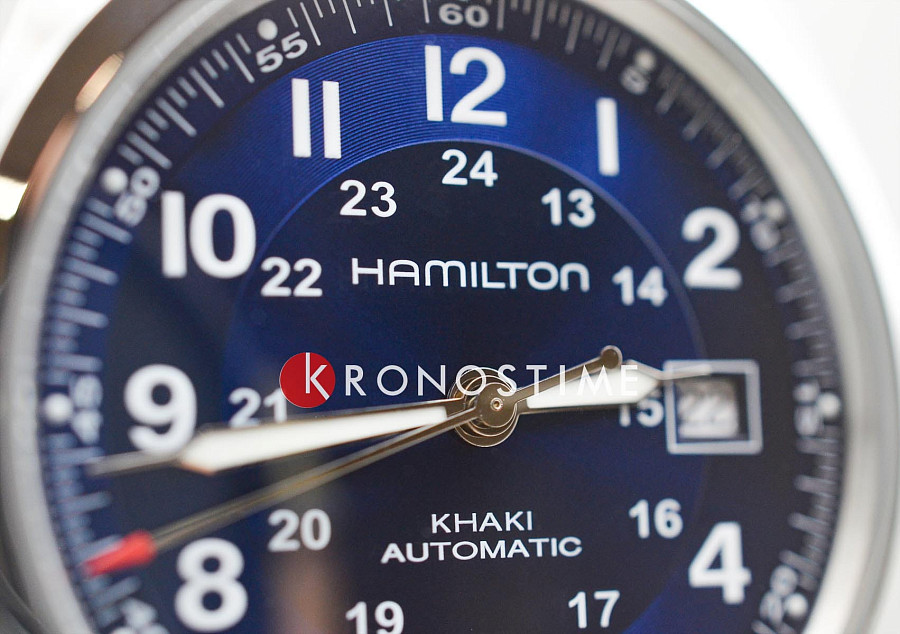 Часы Hamilton Khaki Field Auto H70605540 — кожаный, мужские
