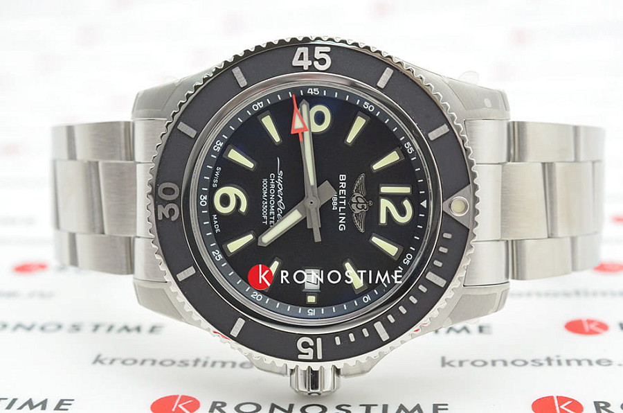 Часы Breitling Superocean Automatic 44 A17367D71B1A1 — мужские, нержавеющая сталь
