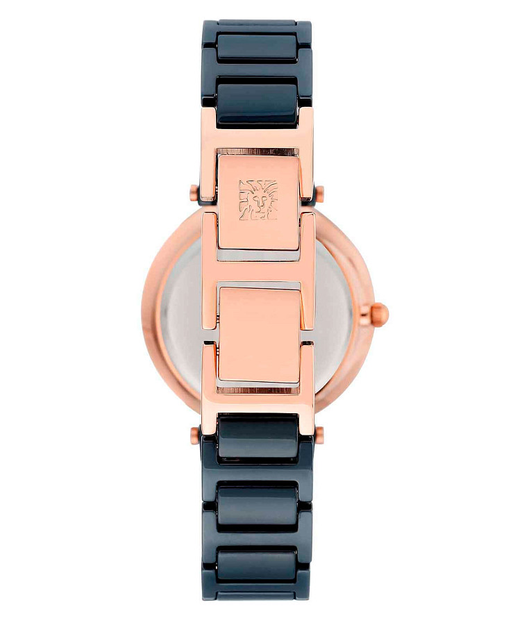Часы Anne Klein Ceramics 3266NVRG — синий, металл сталь