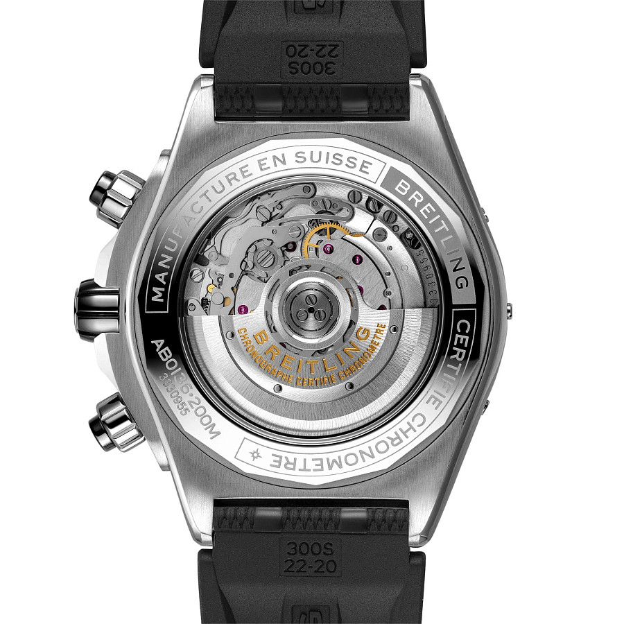 Часы Breitling Super Chronomat B01 44 AB0136251B2S1 — каучук, мужские