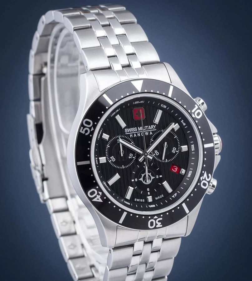 Часы Swiss Military Hanowa Flagship X Chrono SMWGI2100701 — Швейцария, кварцевые
