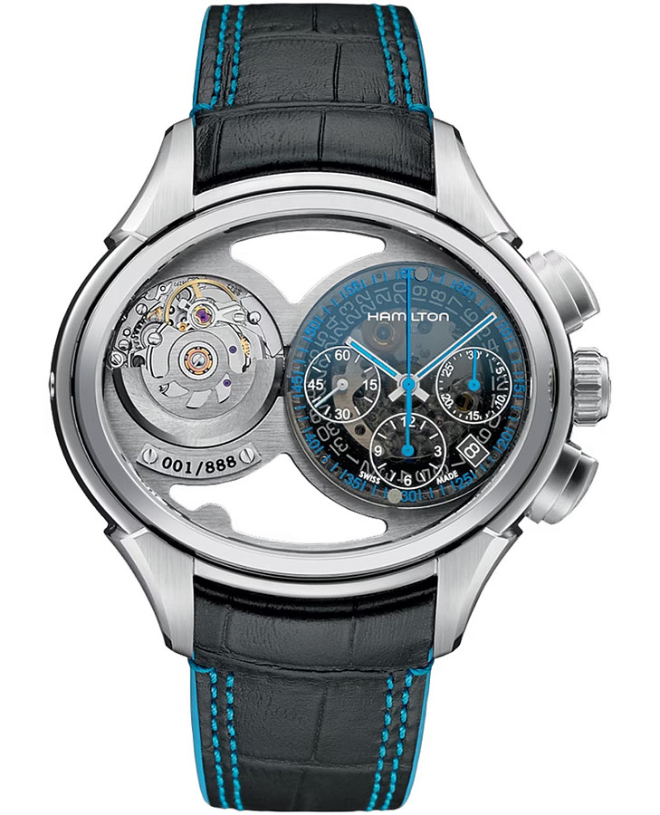 Часы Hamilton Jazzmaster Face 2 Face Limited Edition H32856705 — мужские, цветной