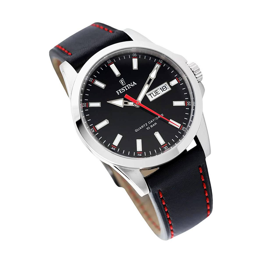 Часы Festina Classics F20358/4 — мужские, кожаный