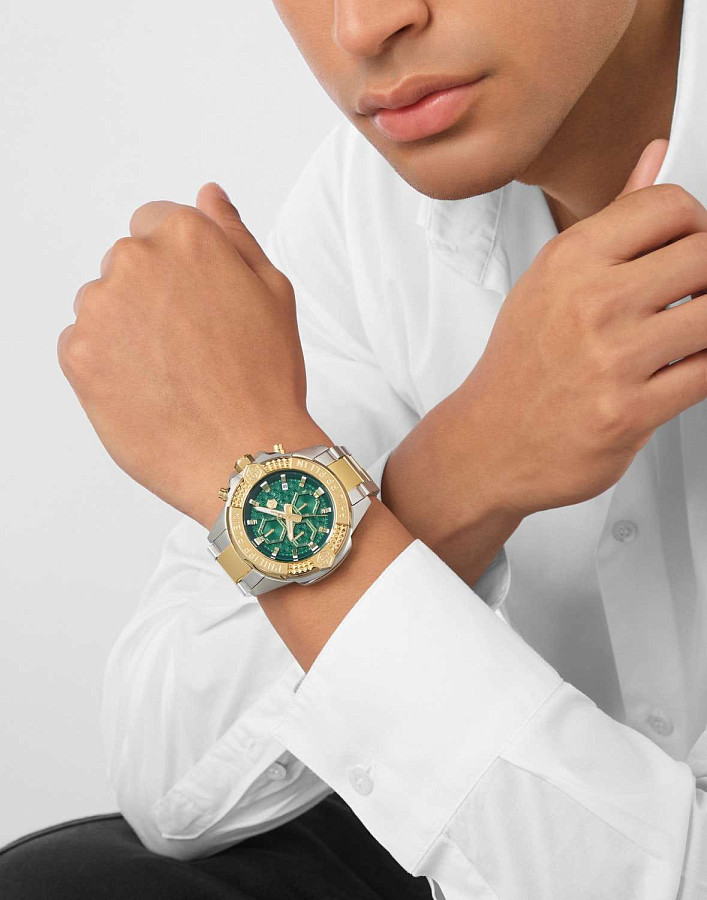 Часы Philipp Plein The $kull Chrono PWWFA0525 — нержавеющая сталь с pvd-покрытием, мужские
