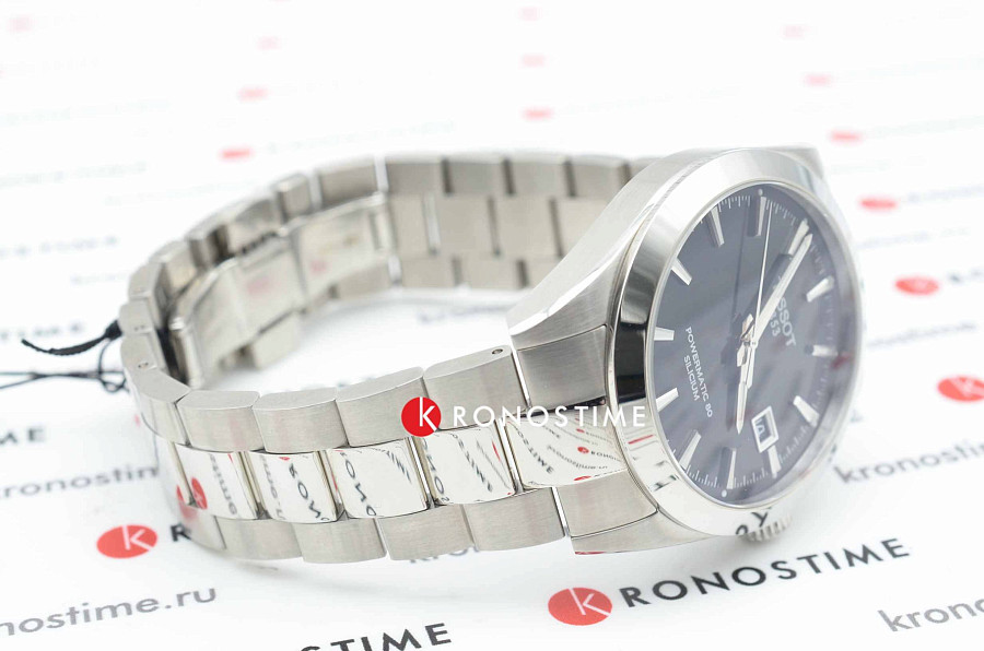 Часы Tissot Gentleman Powermatic 80 Silicium T127.407.11.051.00 — нержавеющая сталь, мужские