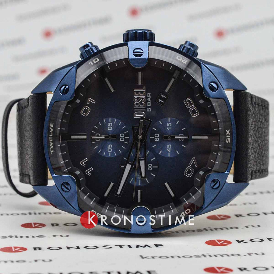 Часы Diesel Spiked DZ4703 — кварцевые, сталь металл