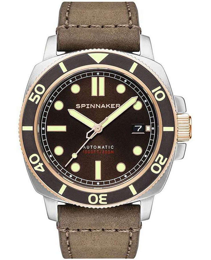 Часы Spinnaker Hull Diver SP-5088-04 — мужские, коричневый