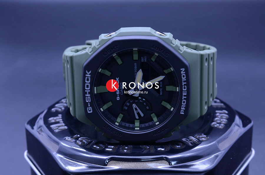 Часы Casio G-Shock GA-2110SU-3ADR (GA-2110SU-3A) — электронные, Япония, мужские