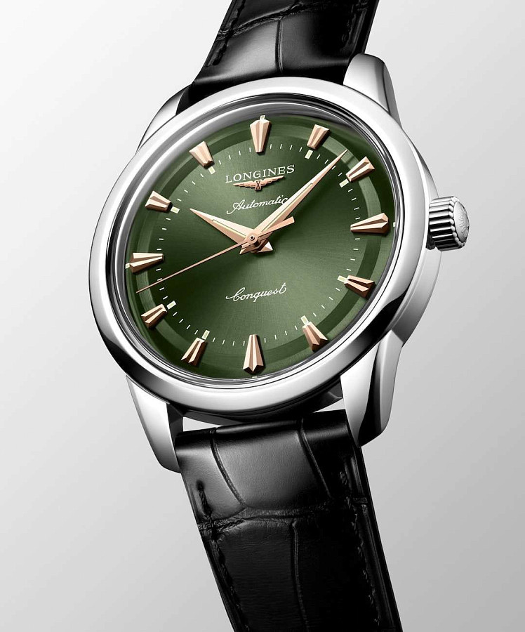 Часы Longines Conquest Heritage L1.650.4.02.2 — сталь металл, Швейцария