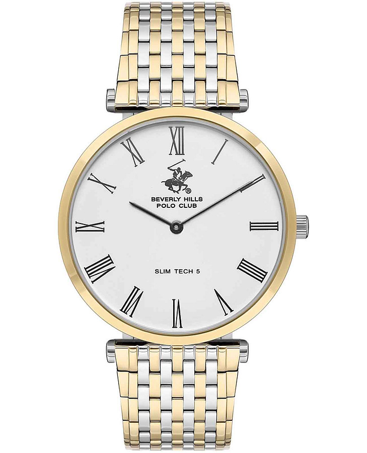 Часы Beverly Hills Polo Club Quartz BP3616X.230 — мужские, белый