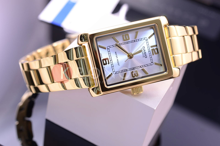 Часы Casio Collection LTP-1234PG-7A — сталь с ip покрытием, женские