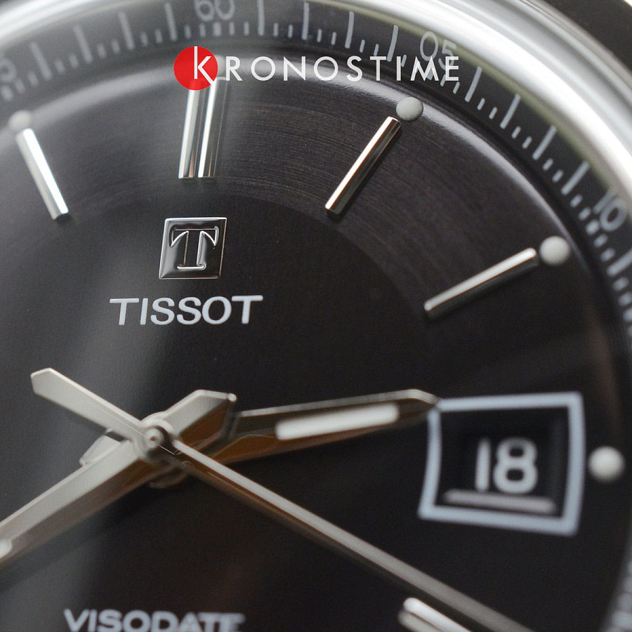 Часы Tissot Visodate 39mm T157.407.11.051.00 — мужские, нержавеющая сталь