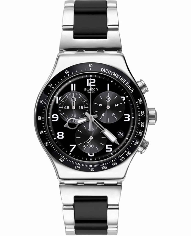 Часы Swatch I New Chrono YVS441G — женские, черный