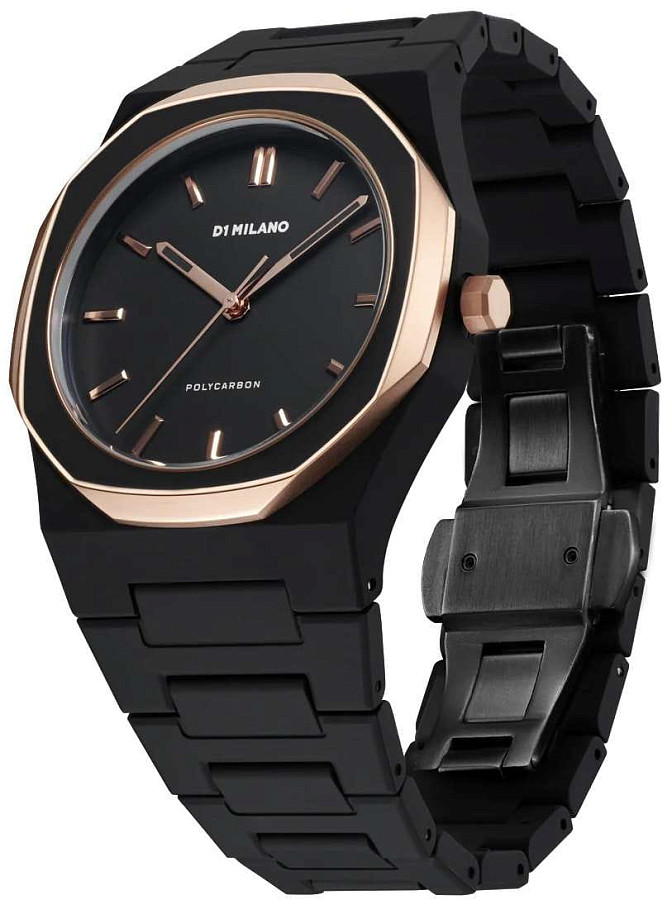 Часы D1 Milano Polycarbon PCBJ35 — кварцевые, пластик
