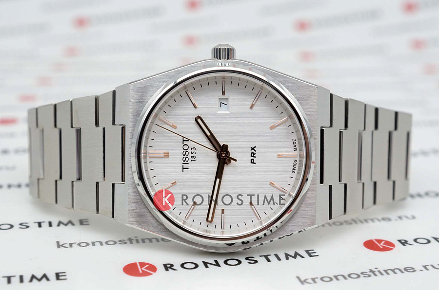 Часы Tissot PRX T137.410.11.031.00 — кварцевые, сталь металл