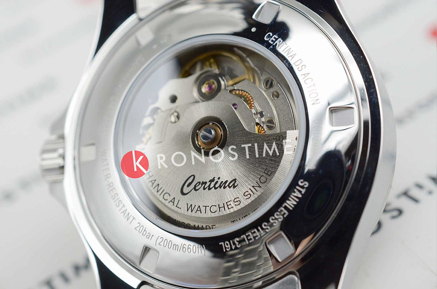 Часы Certina DS Action Day-Date Powermatic 80 C032.430.11.051.00 — мужские, нержавеющая сталь
