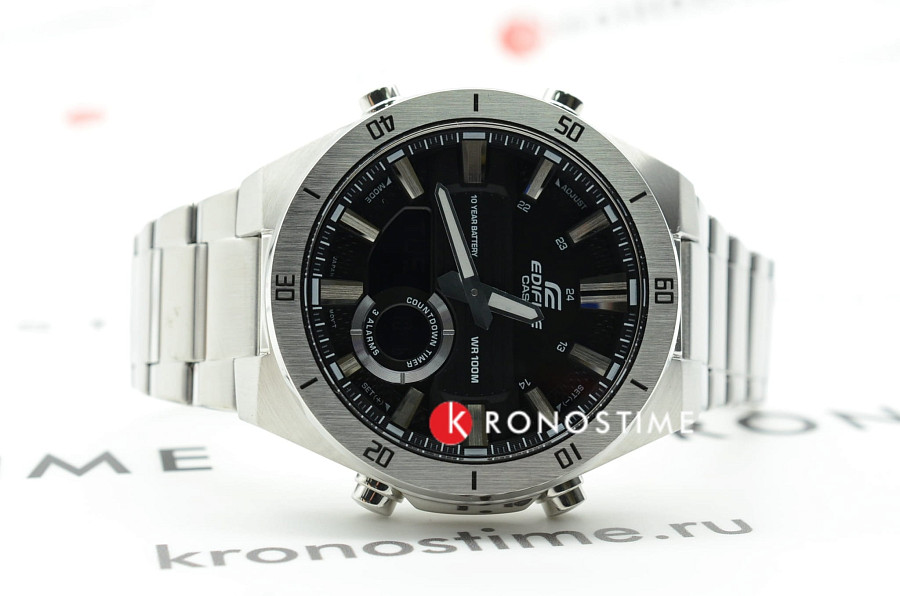 Часы Casio Edifice ERA-110D-1A — серебристый, сталь металл