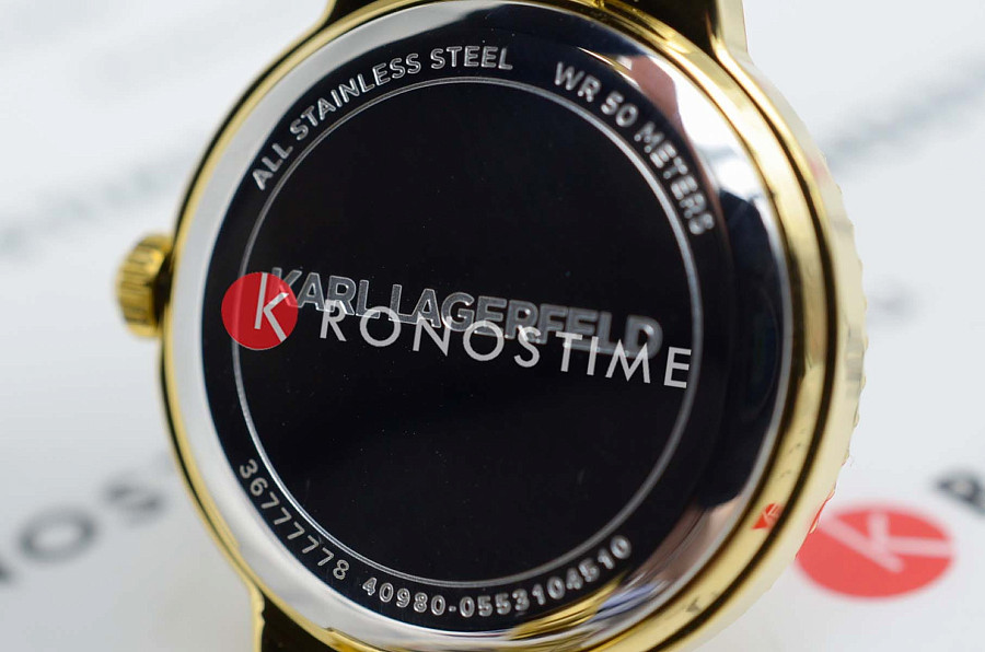 Часы Karl Lagerfeld Kaiser R0553104510 — женские, нержавеющая сталь с pvd-покрытием