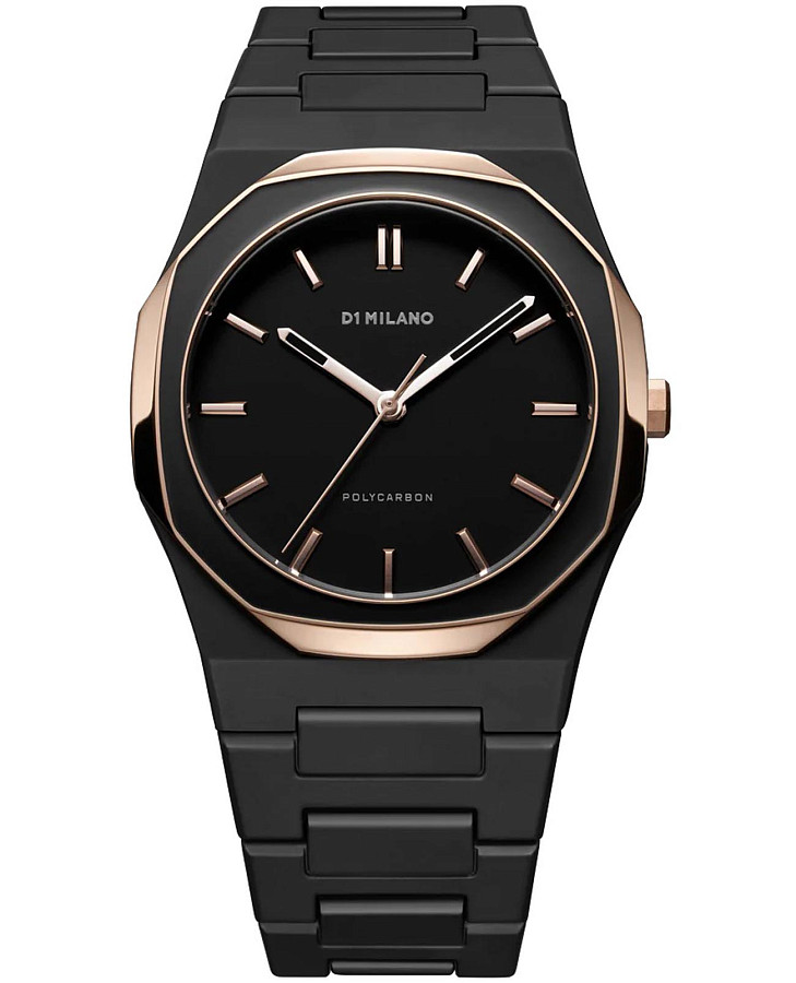 Часы D1 Milano Polycarbon PCBJ35 — мужские, черный