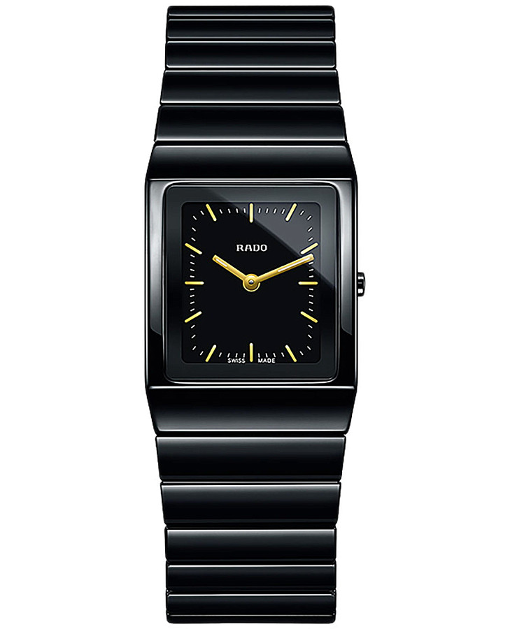 Часы Rado Ceramica R21702182 — женские, черный