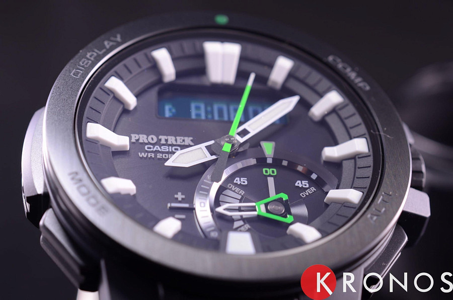 Часы Casio Pro Trek PRW-7000-1A — полимер, мужские
