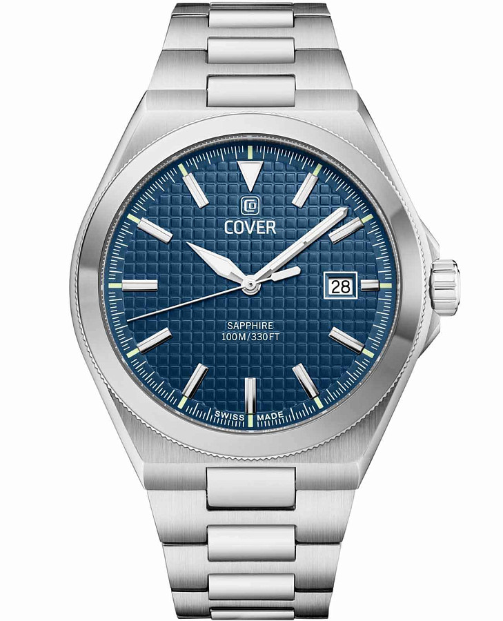 Часы Cover Iconosteel CO213.07 — мужские, синий