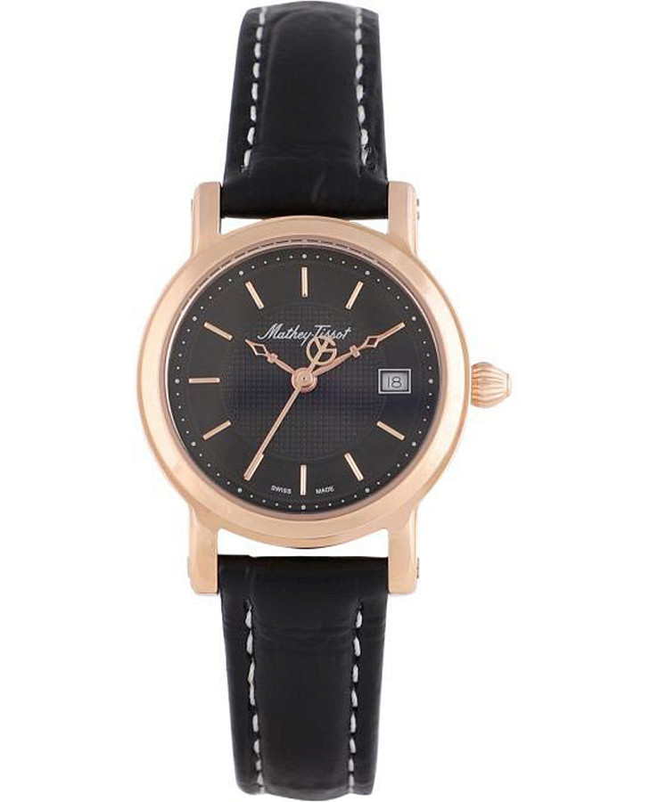Часы Mathey-Tissot City Leather D31186PN — женские, черный