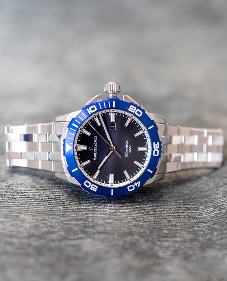 Часы Maurice Lacroix Pontos PT1008-SSL42-430-1 — кварцевые, сталь металл