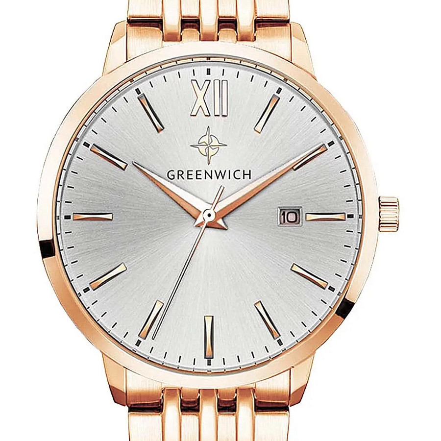 Часы Greenwich Brig GW 061.40.13 — кварцевые, сталь металл
