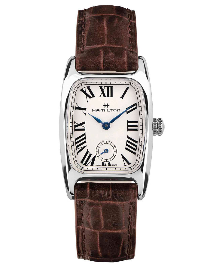 Часы Hamilton American Classic Boulton Small Second Quartz H13321511 — женские, серебристый