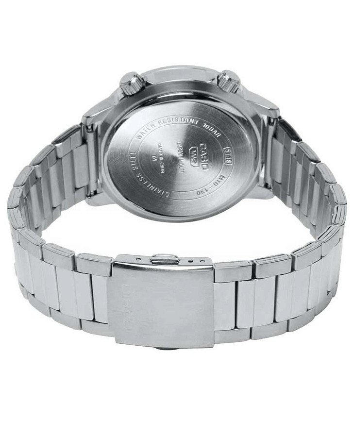 Часы Casio Collection MTD-130D-7AVDF (MTD-130D-7A) — нержавеющая сталь, мужские