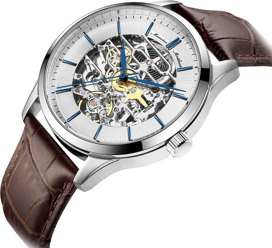 Часы Михаил Москвин Elegance 1507S1L4 — механические, сталь металл