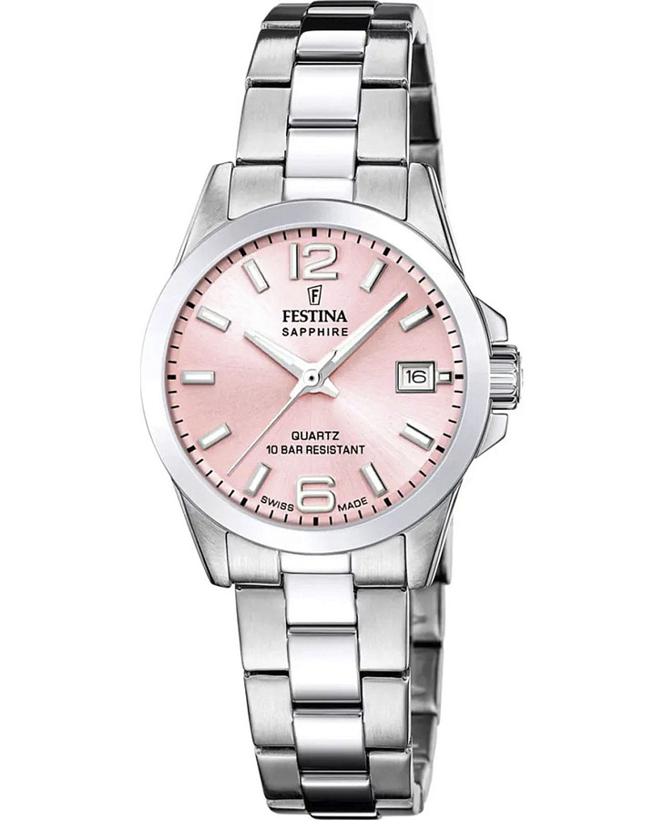 Часы Festina Swiss Made F20049/3 — женские, розовый