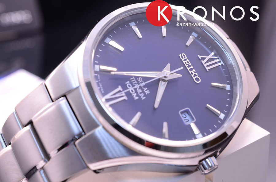 Часы Seiko Conceptual Series Dress SNE407P1 — титан металл, Япония