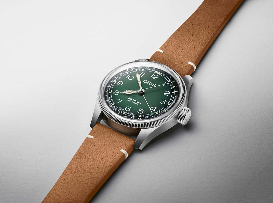 Часы Oris Big Crown Oris X Cervo Volante 01 754 7779 4067-Set — кожаный, мужские