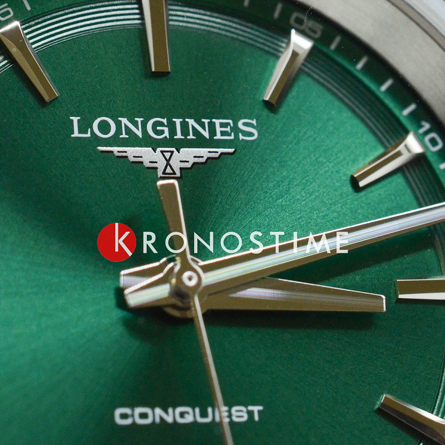 Часы Longines Conquest 34 mm L3.460.4.09.6 — женские, нержавеющая сталь