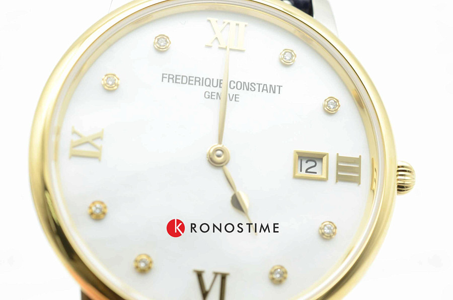 Часы Frederique Constant Slimline Ladies FC-220MPWD3S3 — кожаный, женские