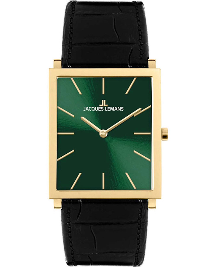 Часы Jacques Lemans Nizza 1-2174G — мужские, зеленый