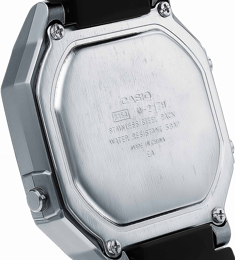Часы Casio Standard Digital W-217HM-7BVEF (W-217HM-7B) — пластик, мужские