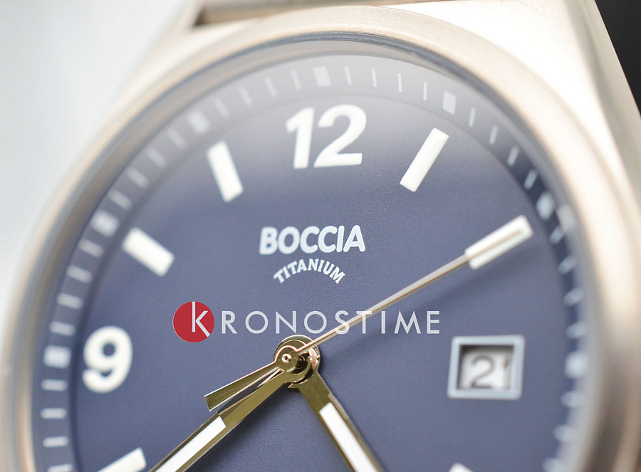 Часы Boccia Titanium 3663-02 — титановый, мужские