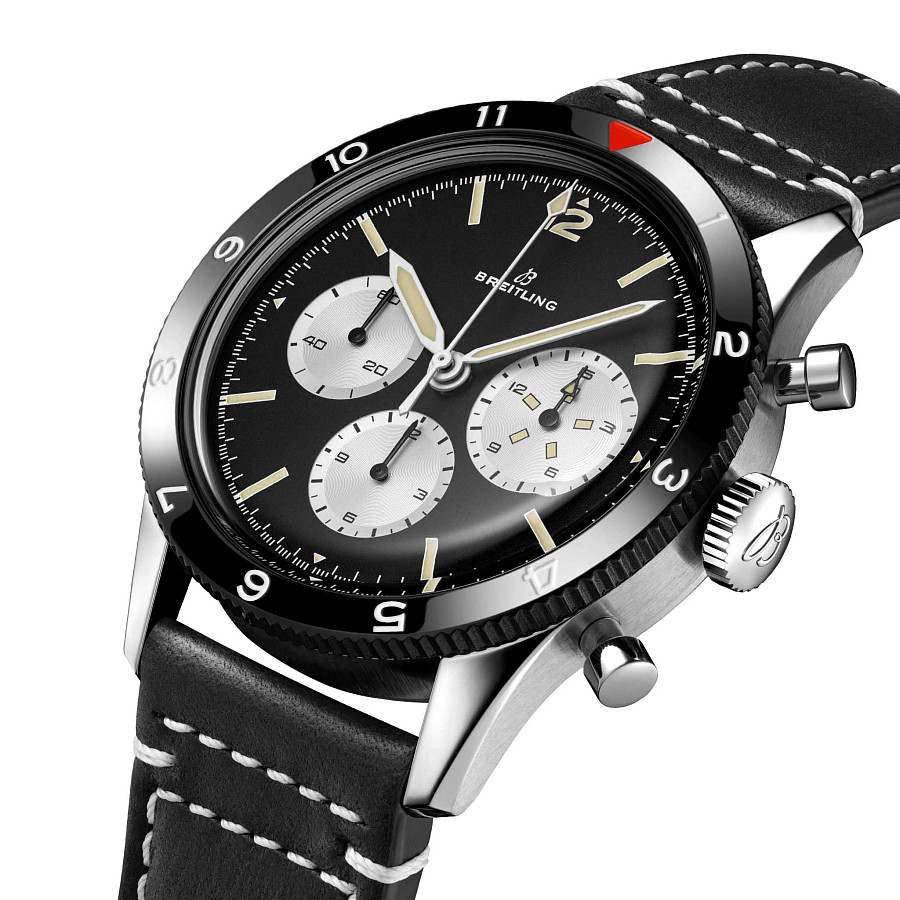 Часы Breitling AVI REF. 765 1953 Re-Edition AB09451A1B1X1 — механические, сталь металл