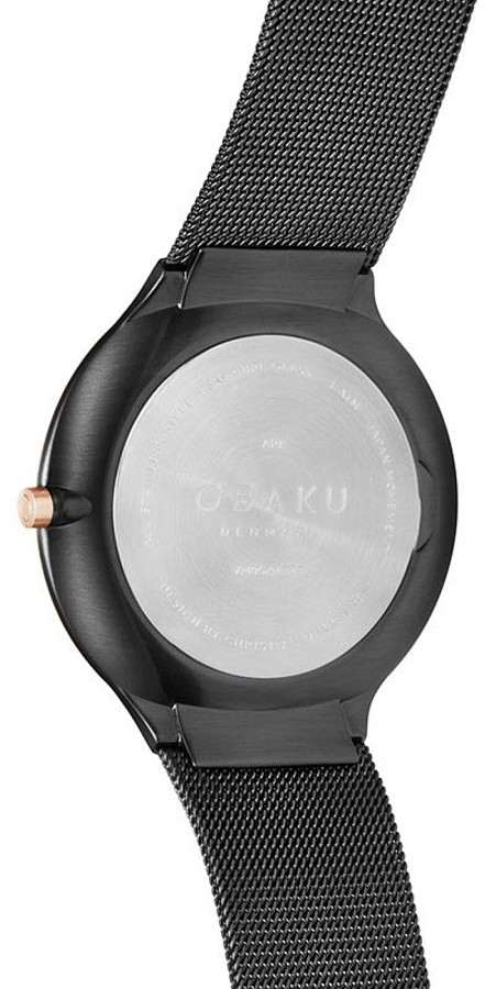 Часы Obaku Ark Cyan V240GXMBMB — кварцевые, металл сталь