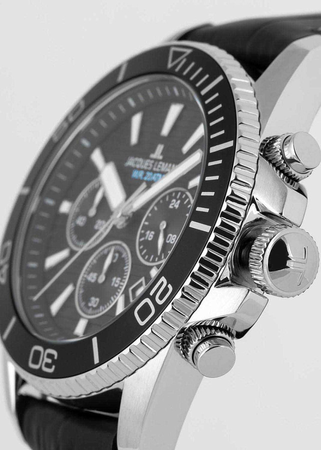 Часы Jacques Lemans Liverpool Diver 1-2206A — сталь металл, Австрия