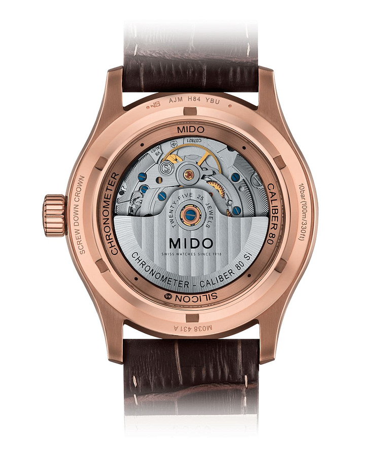 Часы Mido Multifort Chronometer 1 M038.431.36.031.00 — механические, металл сталь