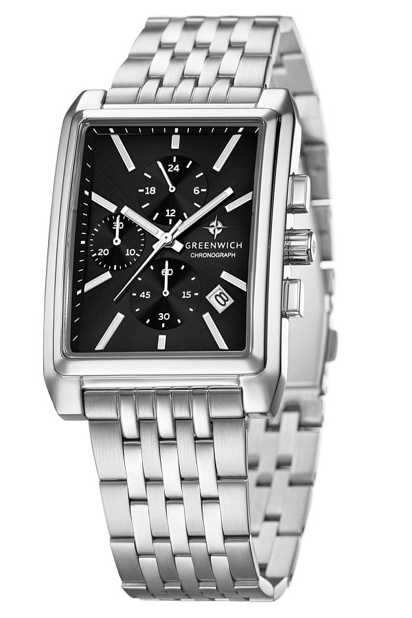 Часы Greenwich Galeon Chrono GW 553.10.11 — мужские, нержавеющая сталь