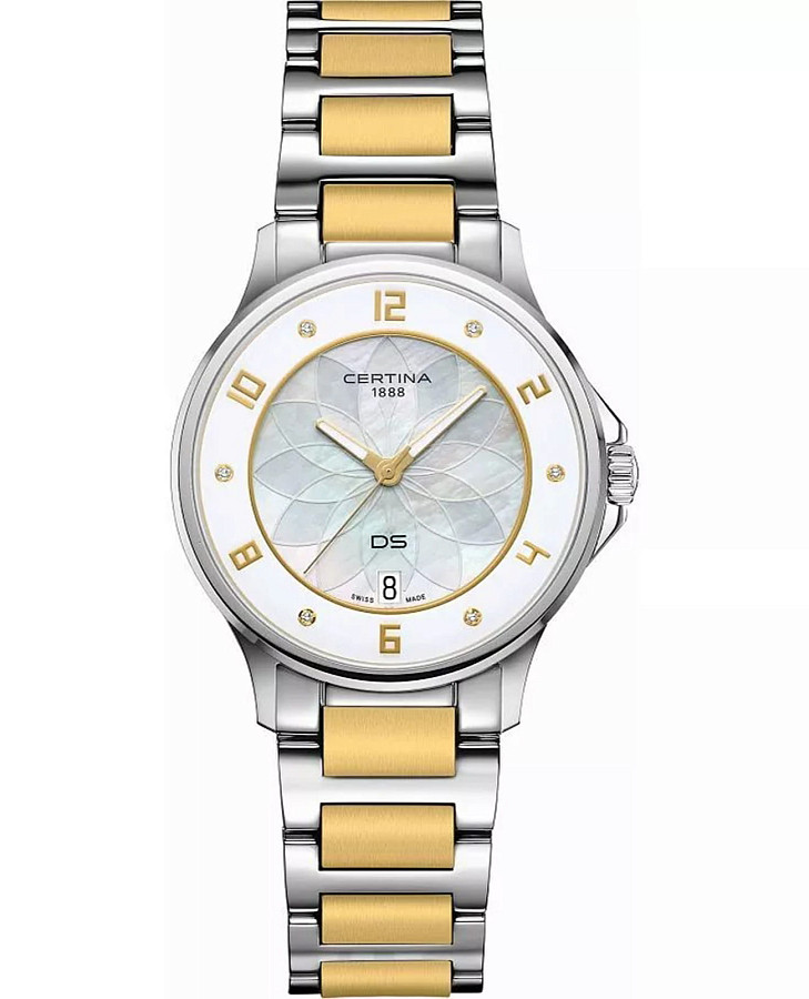 Часы Certina DS-6 Lady C039.251.12.116.00 — женские, белый