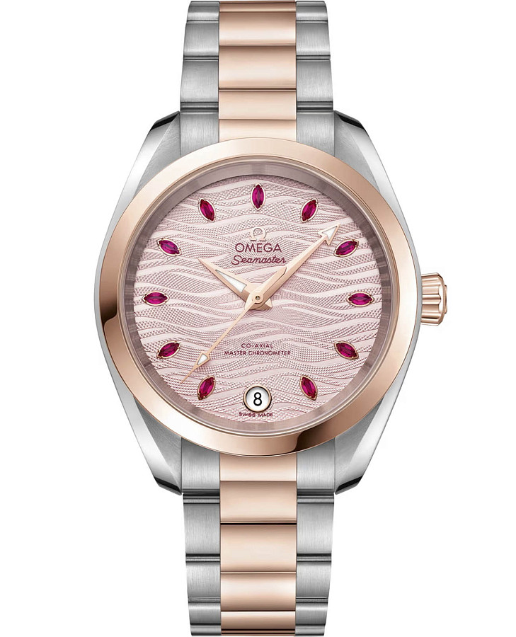 Часы Omega Seamaster Aqua Terra 220.20.34.20.60.001 — женские, золотой